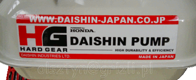 Motopompa Honda SST - producent Japońska firma Daishin Pump