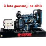 Agregat prądotwórczy trójfazowy Europower EP113TDE AVR silnik Kubota Diesel